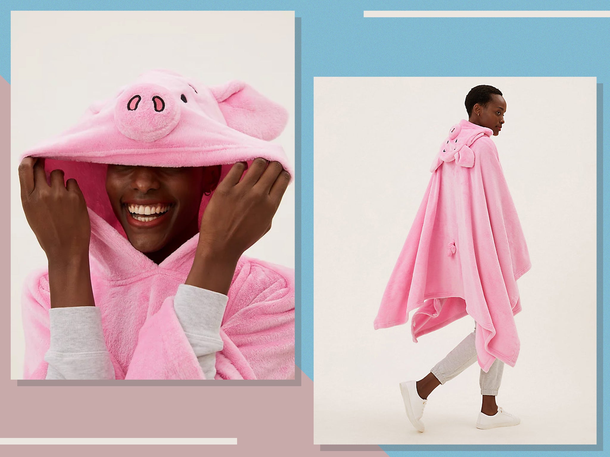 Pig hooded blanket new arrivals